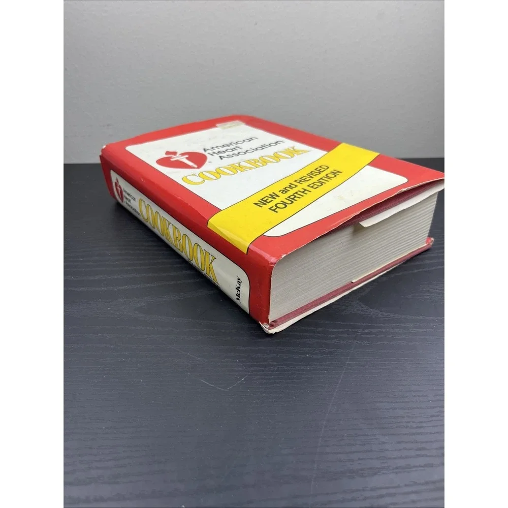 American‎ Heart Association Cookbook 4th Edition Vintage Healthy Recipes Book